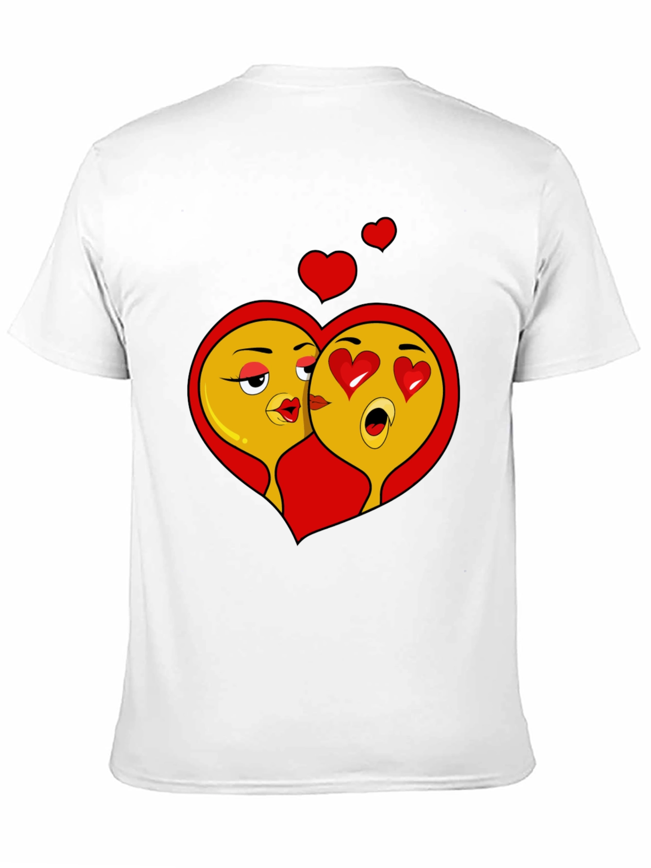 Emoji Love Black T-Shirt