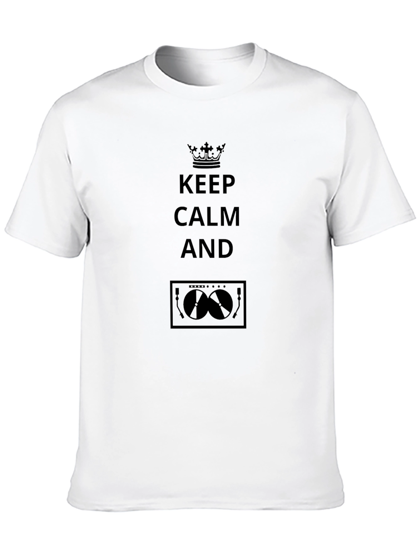 Keep Calm Drummer T-Shirt - Cool Musician Tee