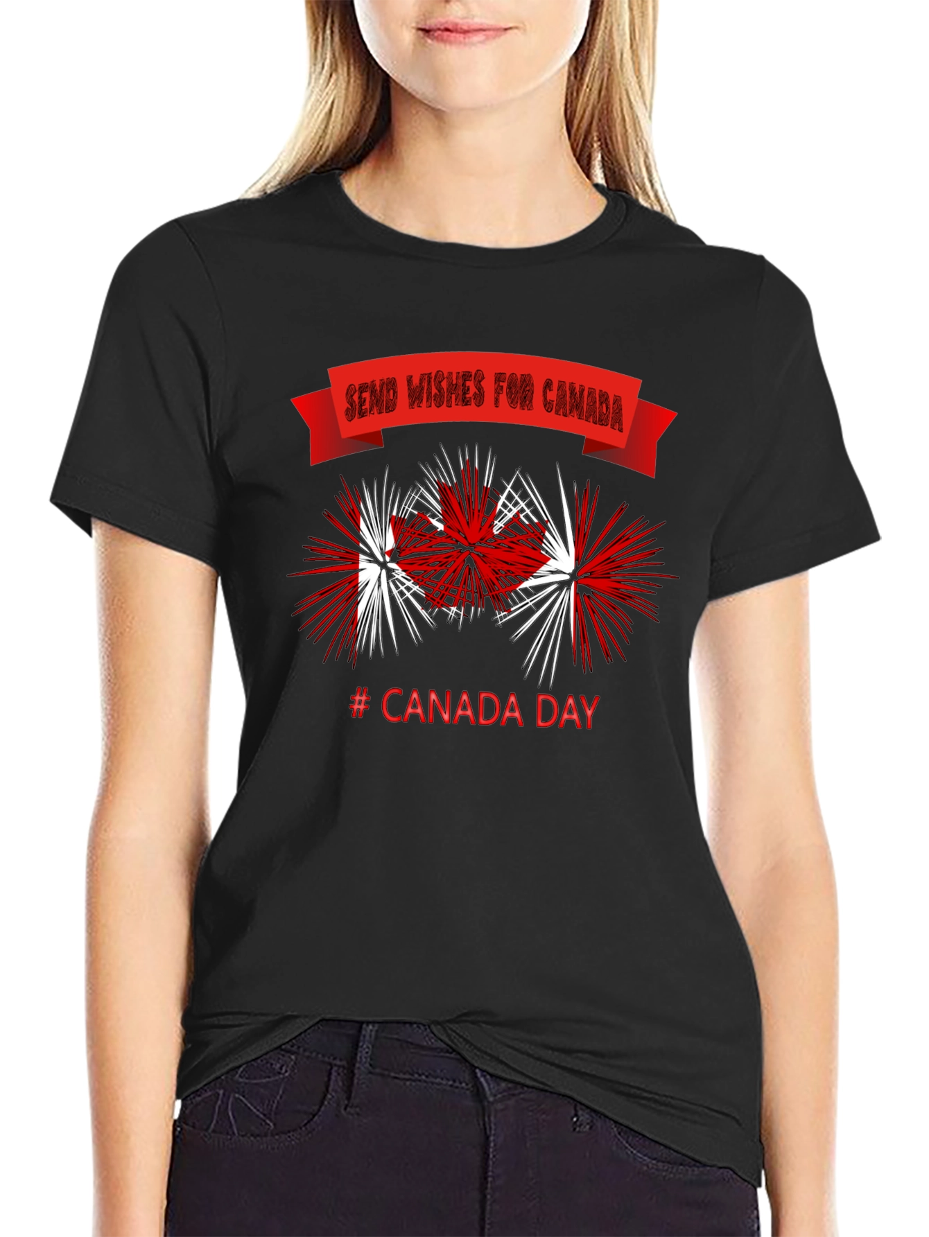 Canada Day T-Shirt - Send Wishes for Canada