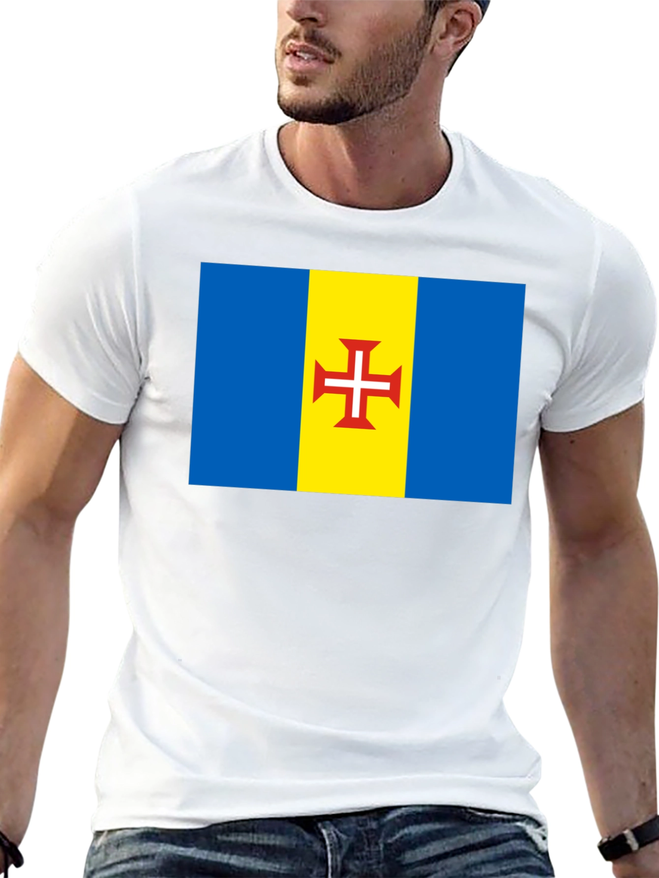 Madeira Flag Graphic T-Shirt - Stylish Island Pride