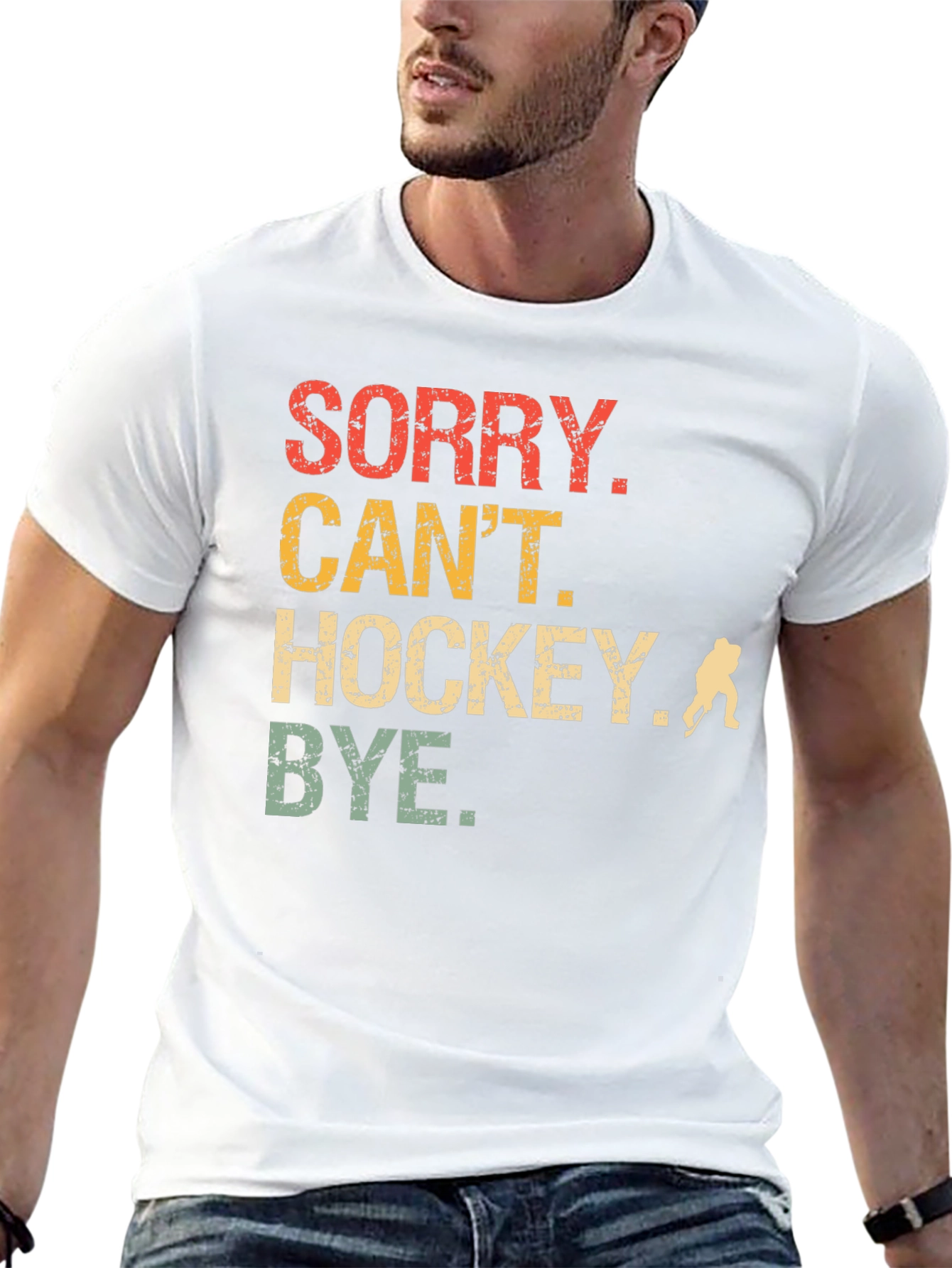 Sorry Cant Hockey T-Shirt