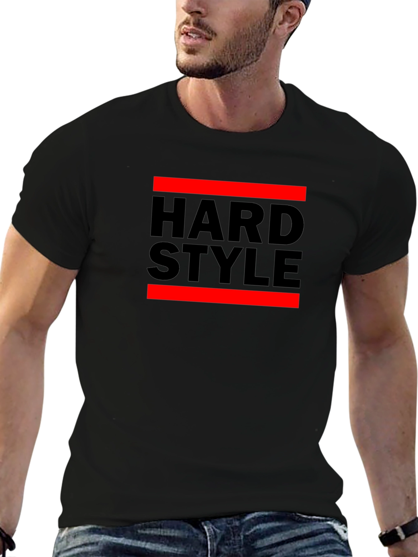 Hardstyle Graphic Tee - Black Casual Shirt