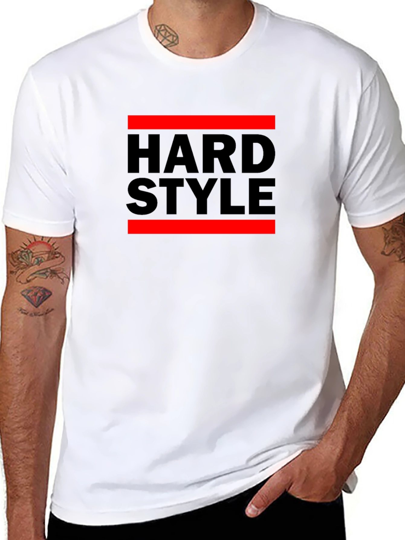 Hardstyle Graphic Tee - Black Casual Shirt
