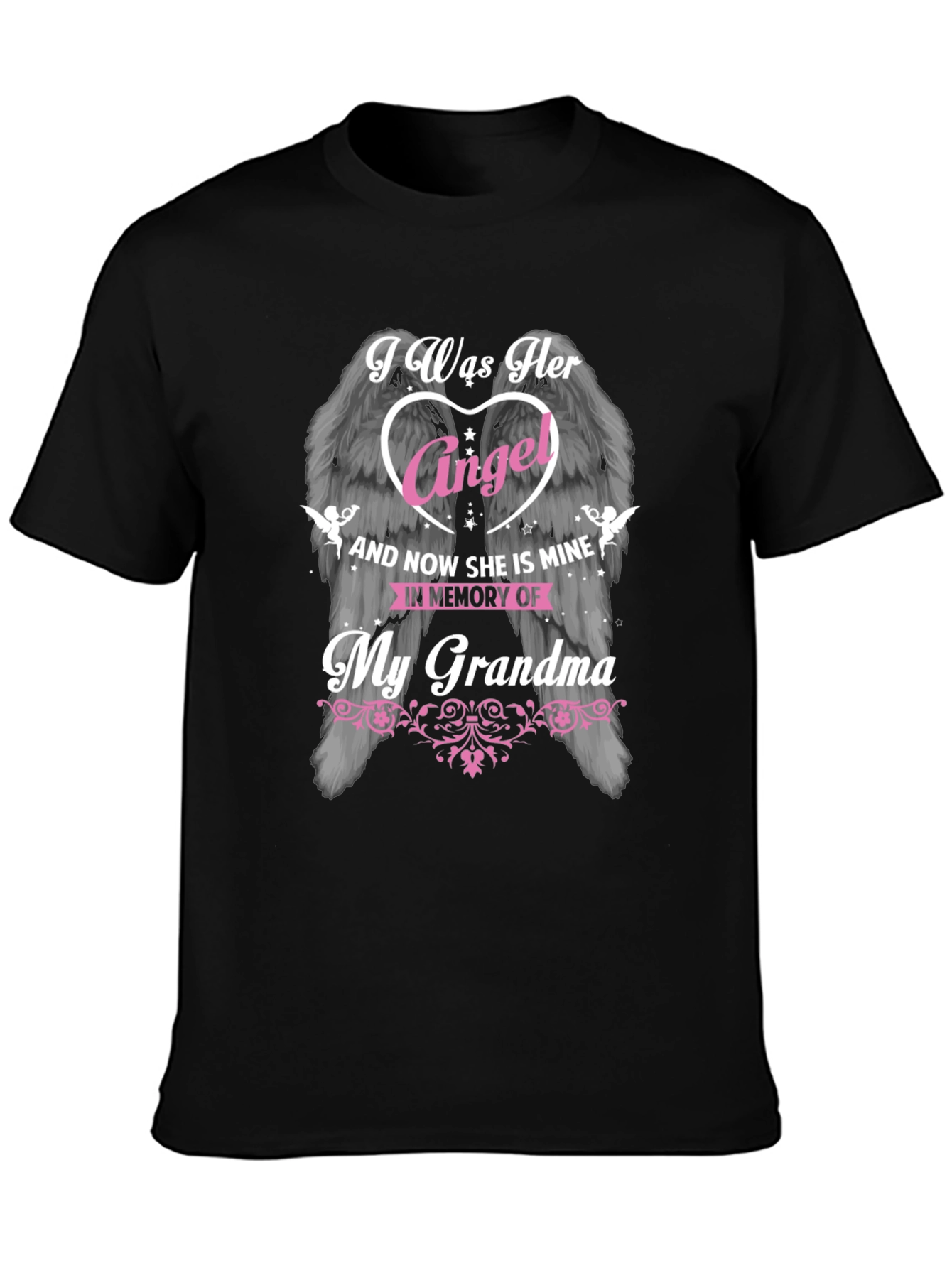 In Memory of My Grandma Angel Wings T-Shirt