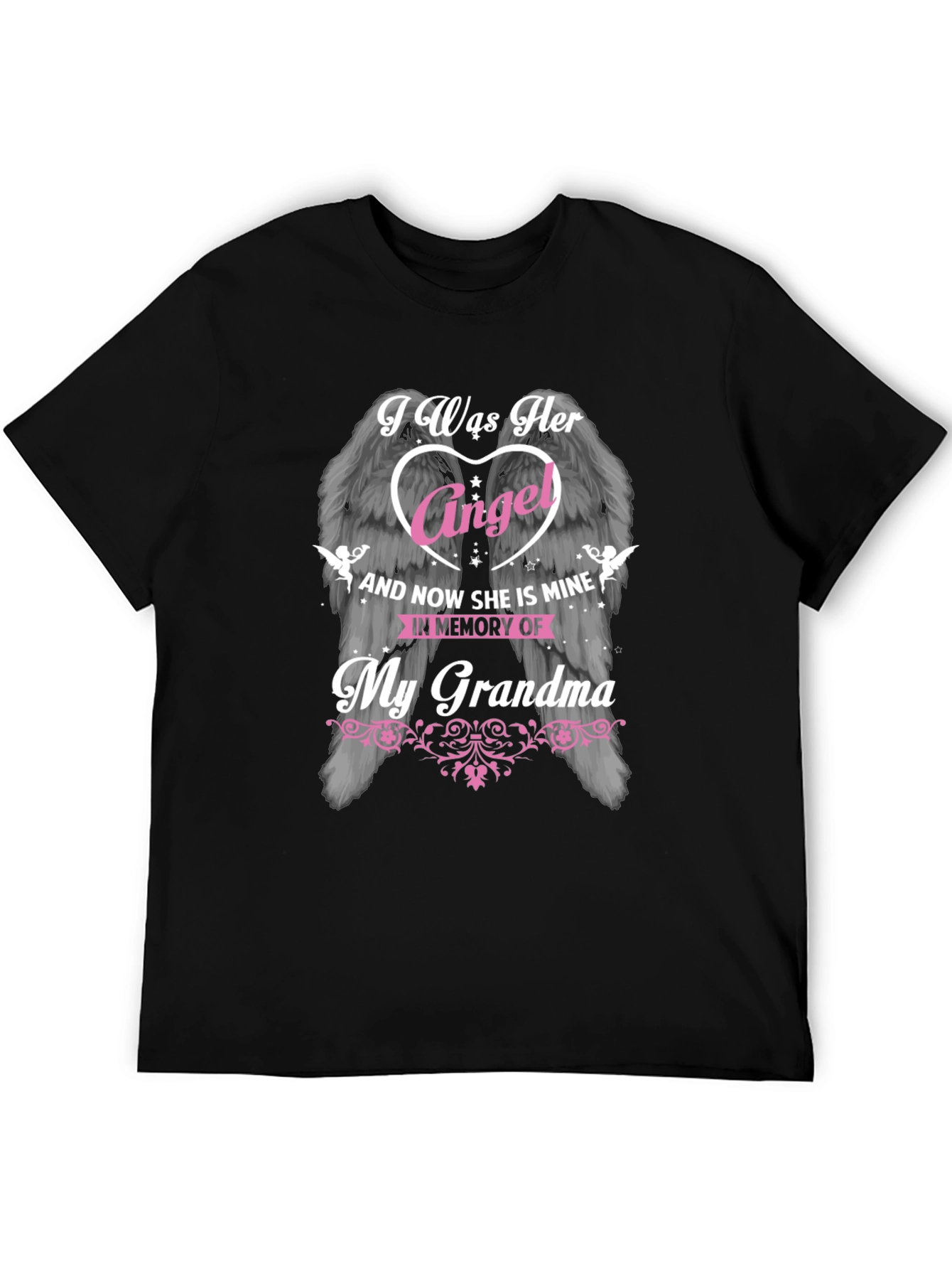 In Memory of My Grandma Angel Wings T-Shirt