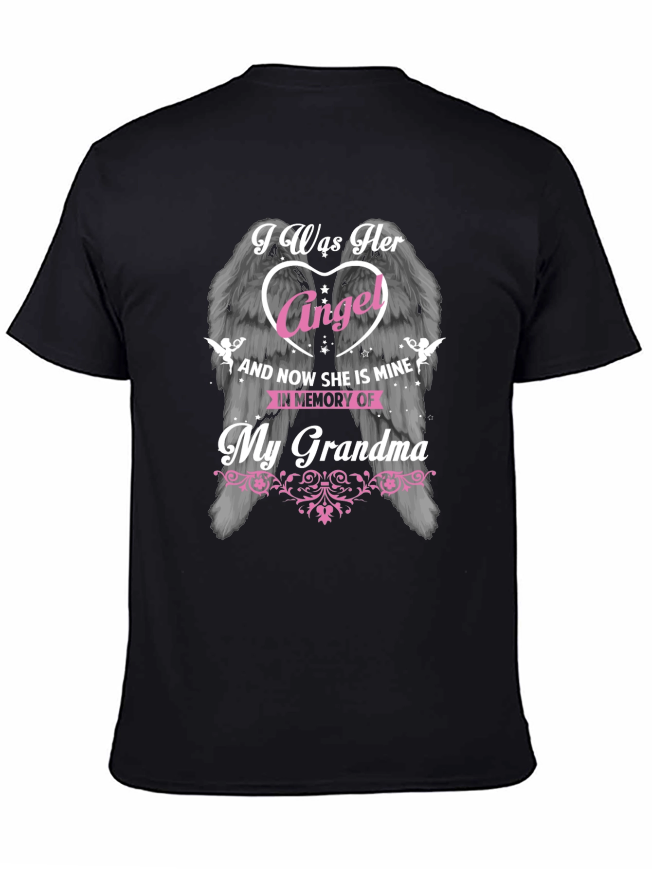 In Memory of My Grandma Angel Wings T-Shirt