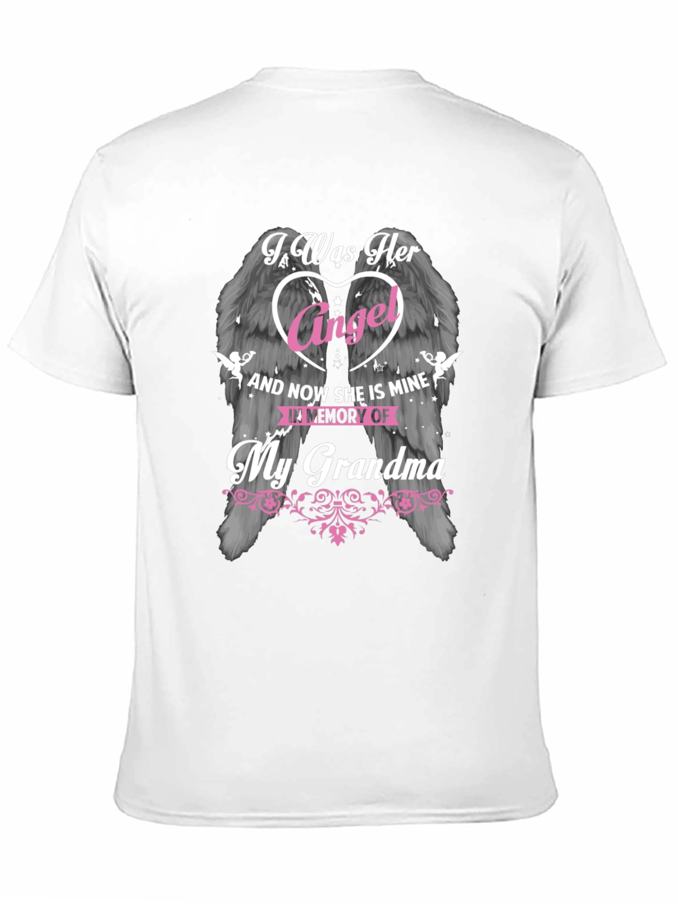 In Memory of My Grandma Angel Wings T-Shirt