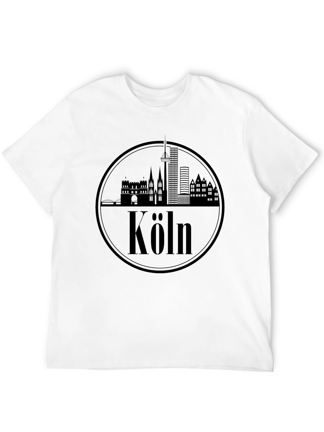 Köln Skyline Black T-Shirt