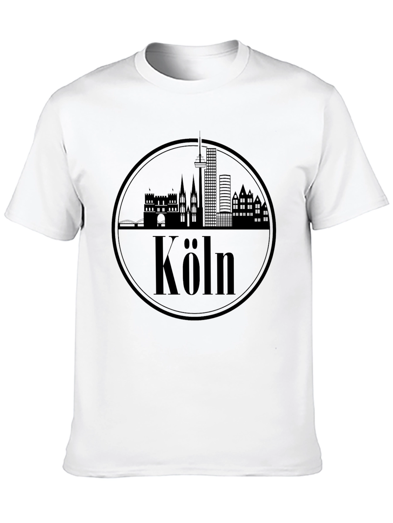 Köln Skyline Black T-Shirt