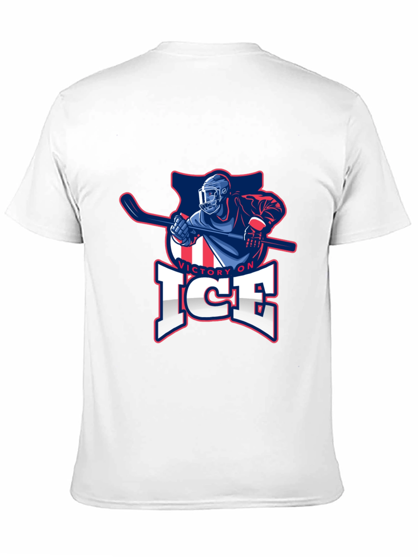 Victory On Ice Hockey Graphic T-Shirt