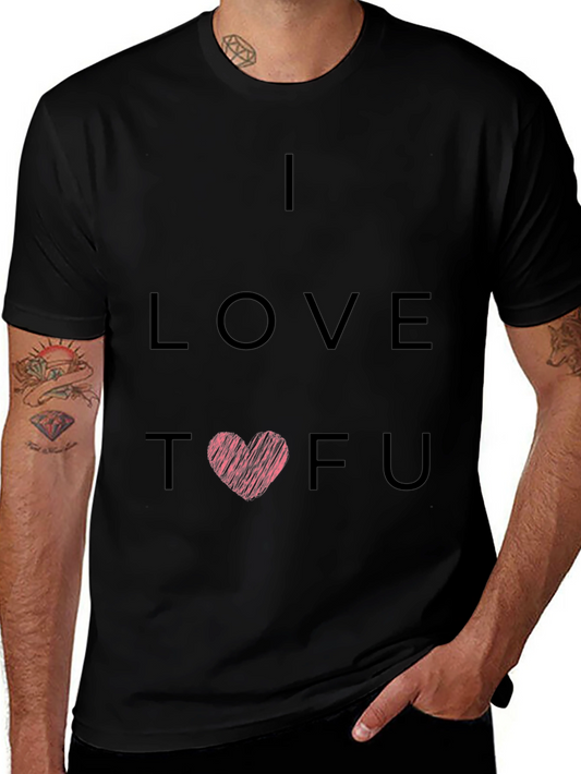 I Love Tofu Graphic Tee - Vegan T-Shirt