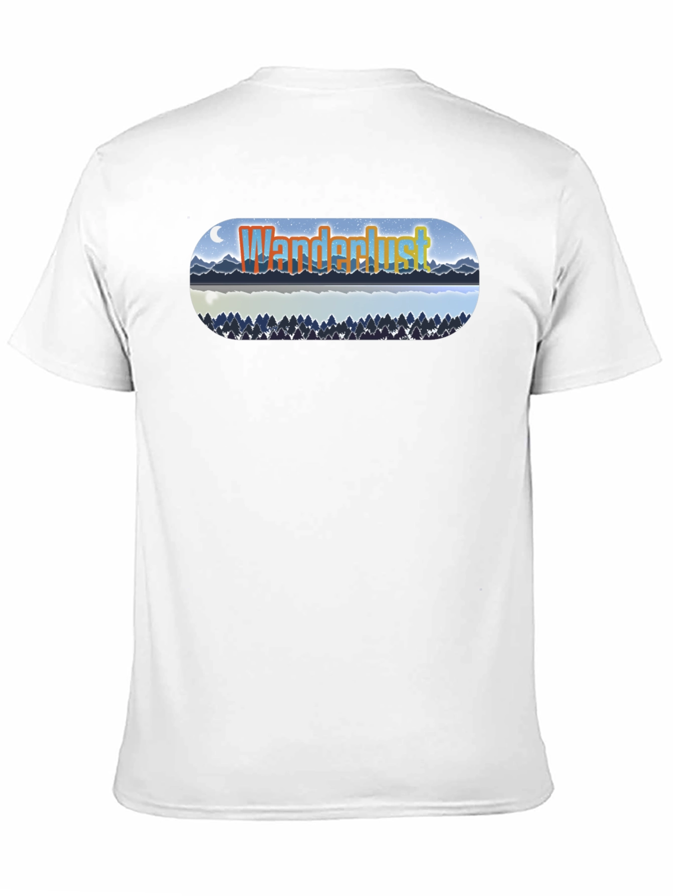 Wanderlust Lake Graphic T-Shirt - Black
