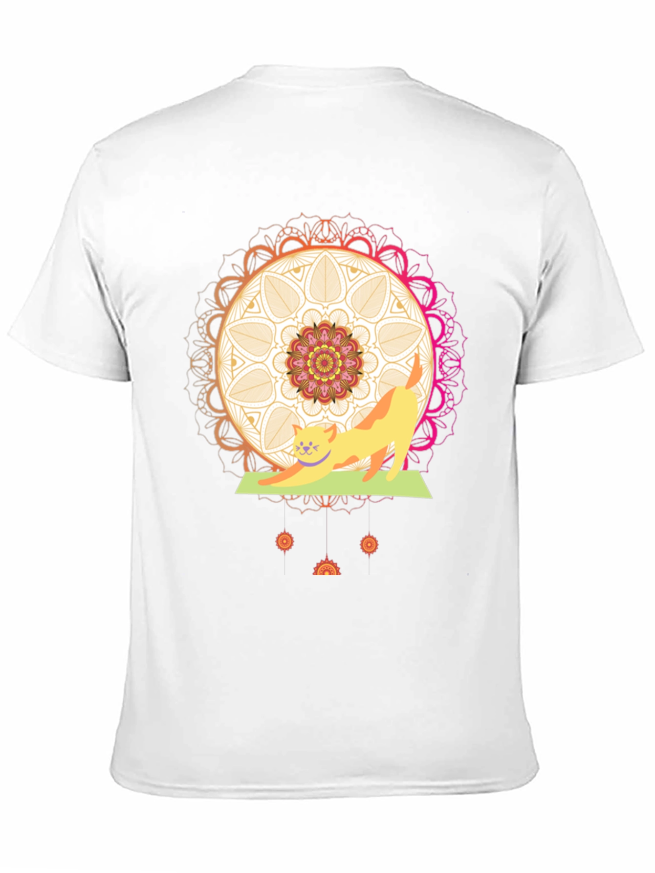 Yoga Cat Mandala T-Shirt
