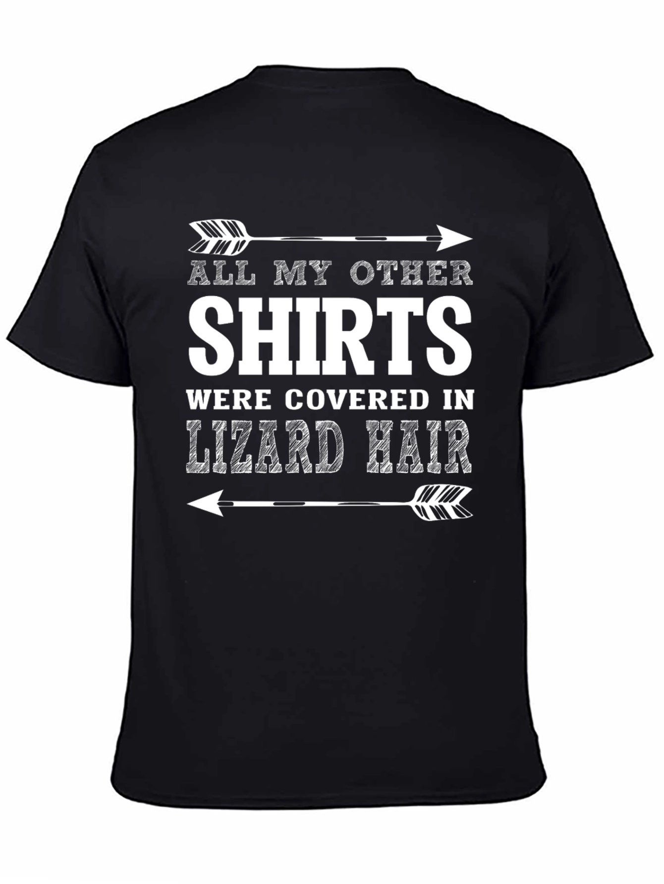 Lizard Hair T-Shirt - Novelty Graphic Tee