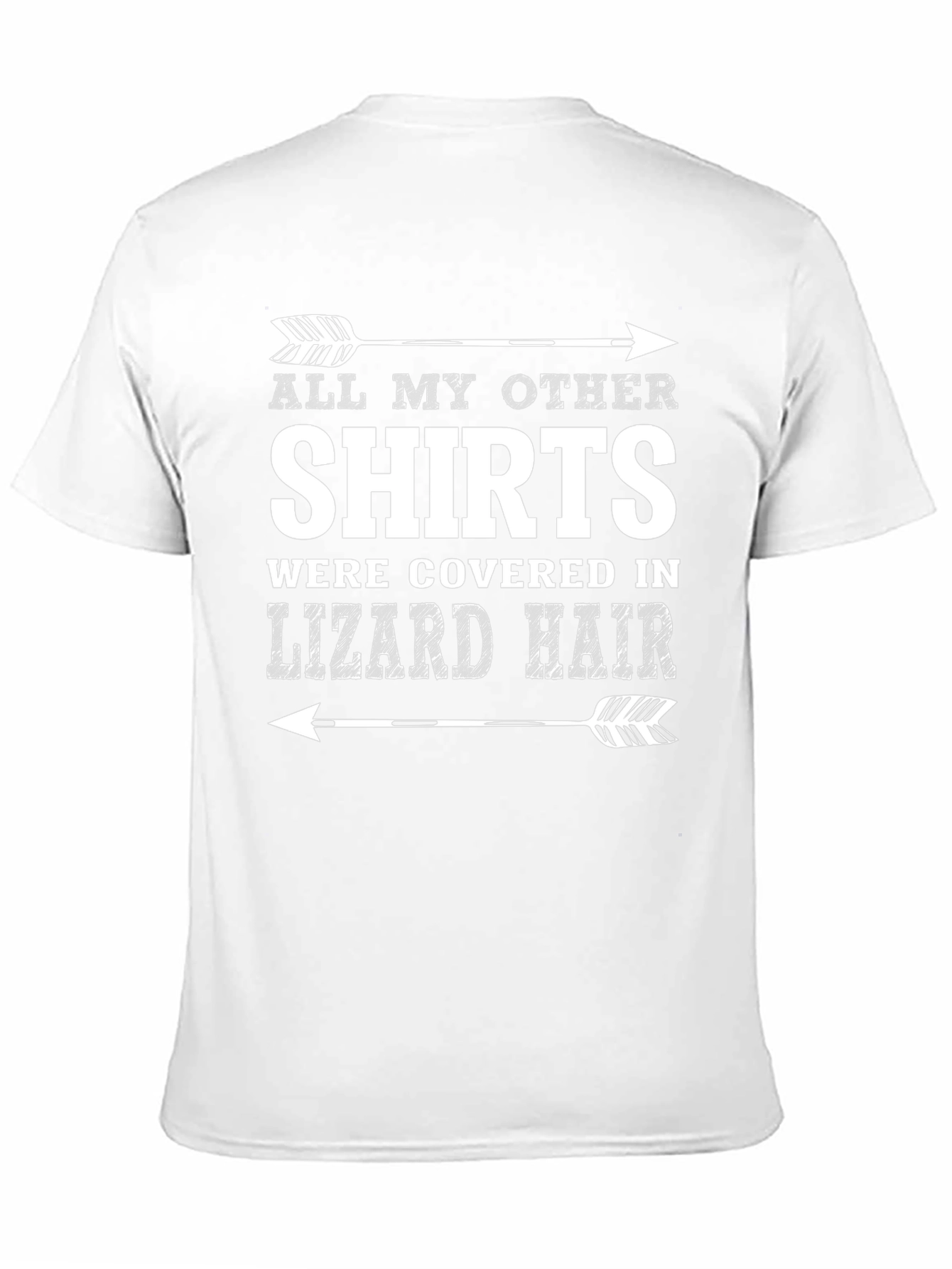 Lizard Hair T-Shirt - Novelty Graphic Tee