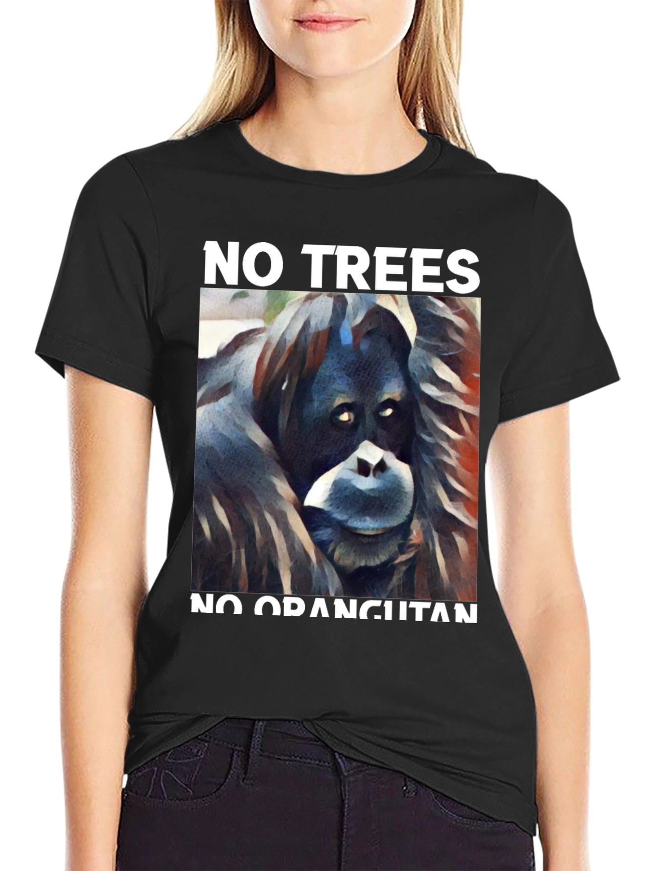 No Trees No Orangutan Graphic Tee