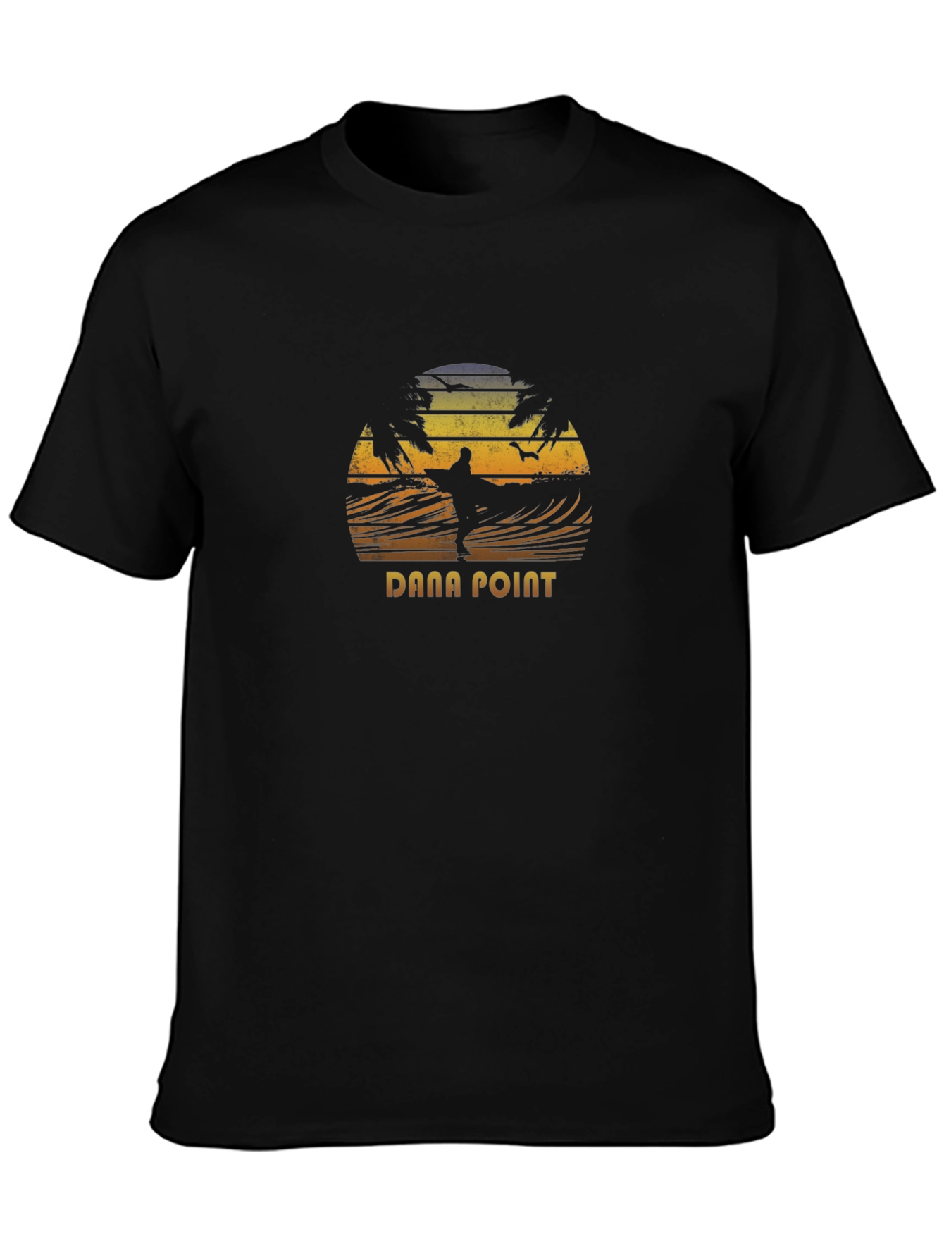 Dana Point Surfing T-Shirt - Black