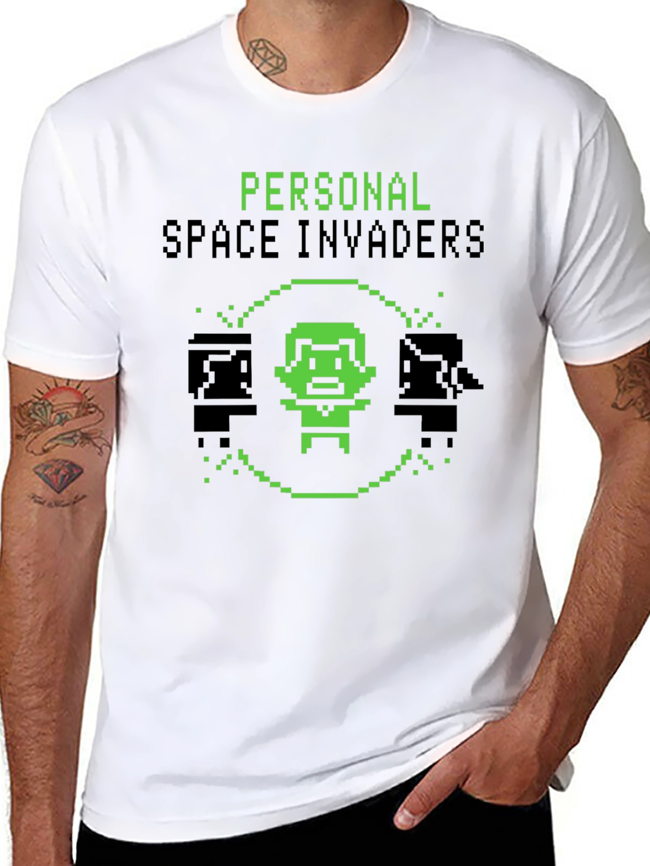 Personal Space Invaders Graphic Tee