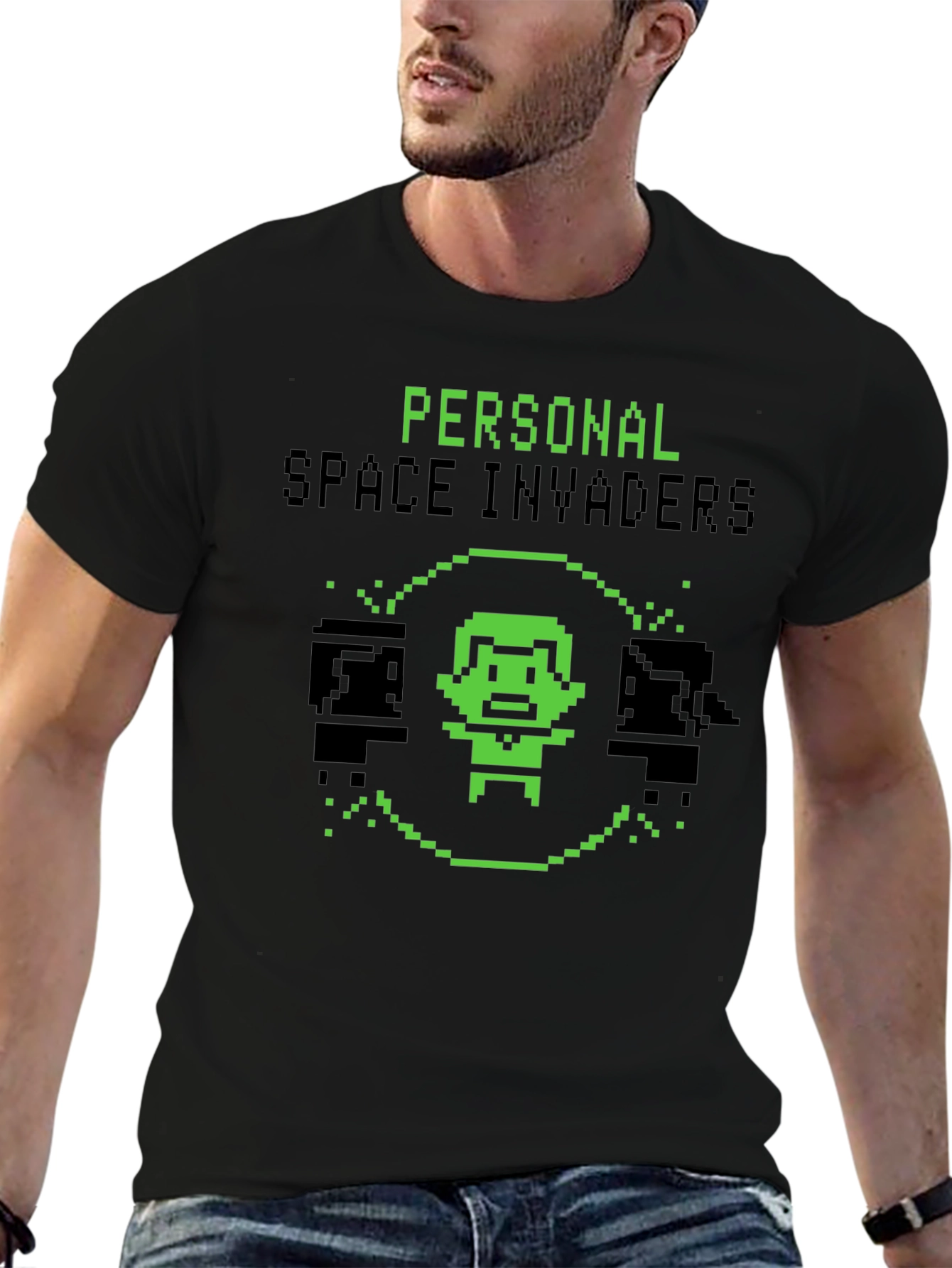 Personal Space Invaders Graphic Tee