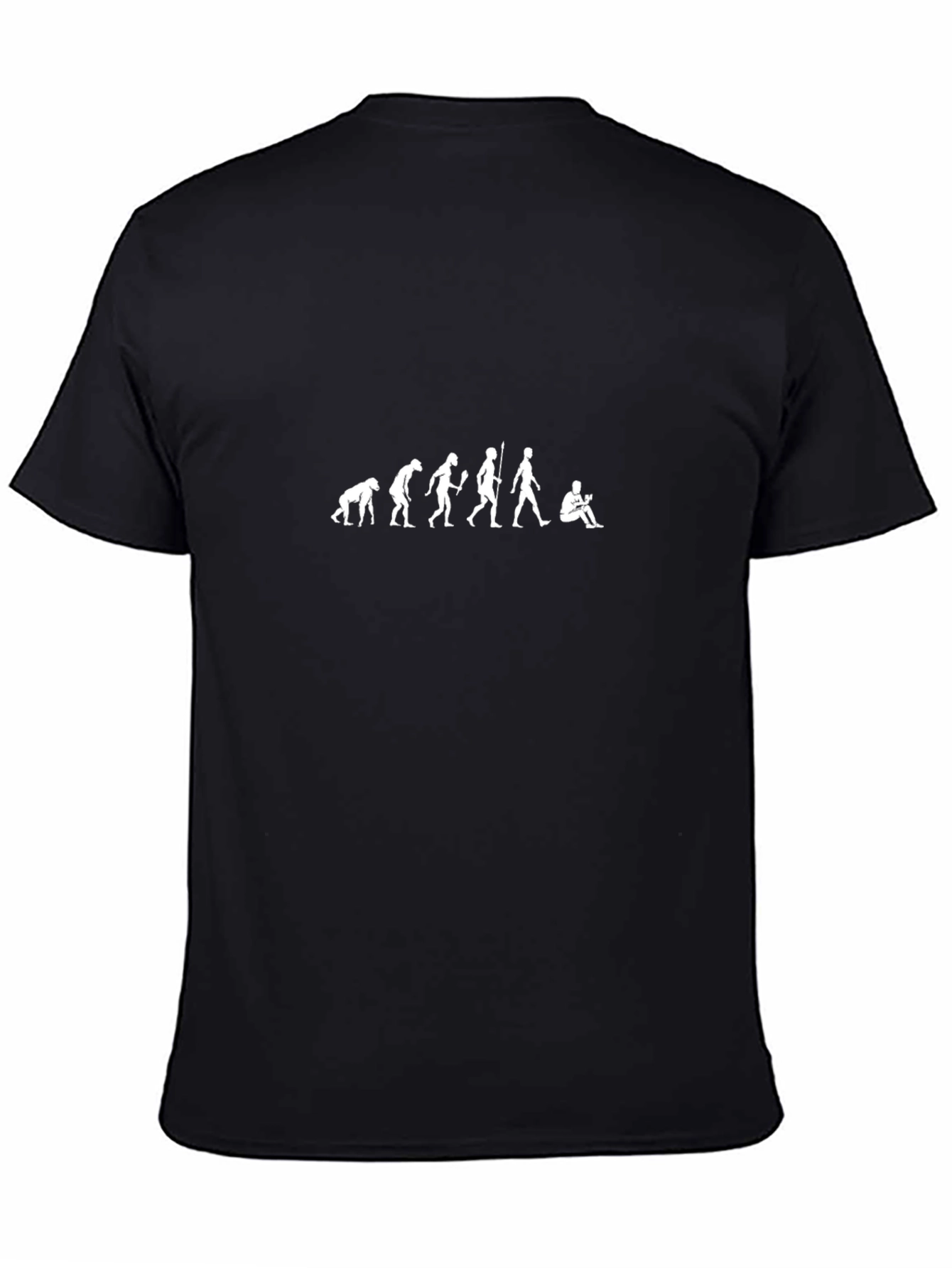 Evolution of Man Black T-Shirt