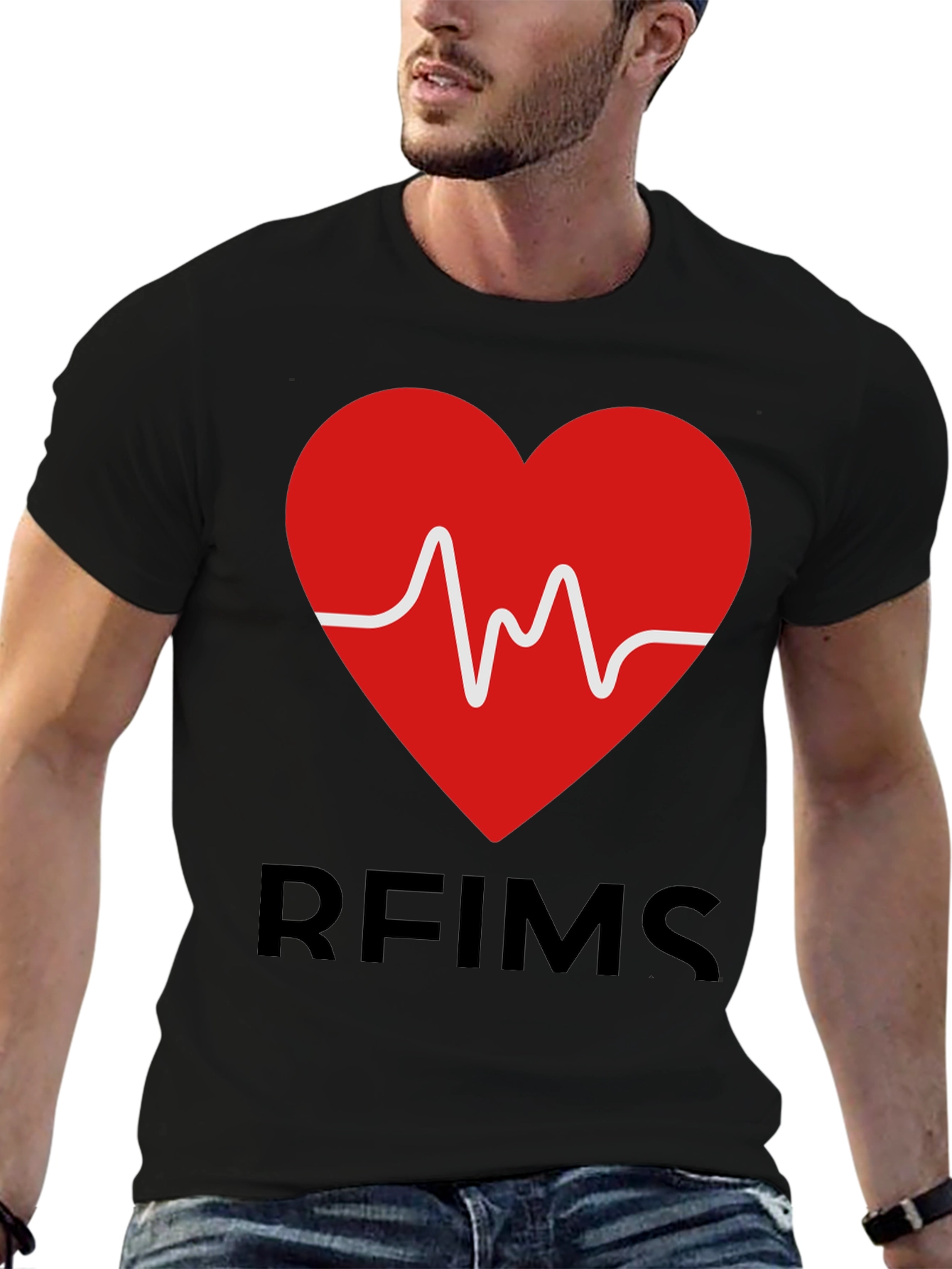 RFIMS Heartbeat Graphic Tee - Stylish Casual Wear