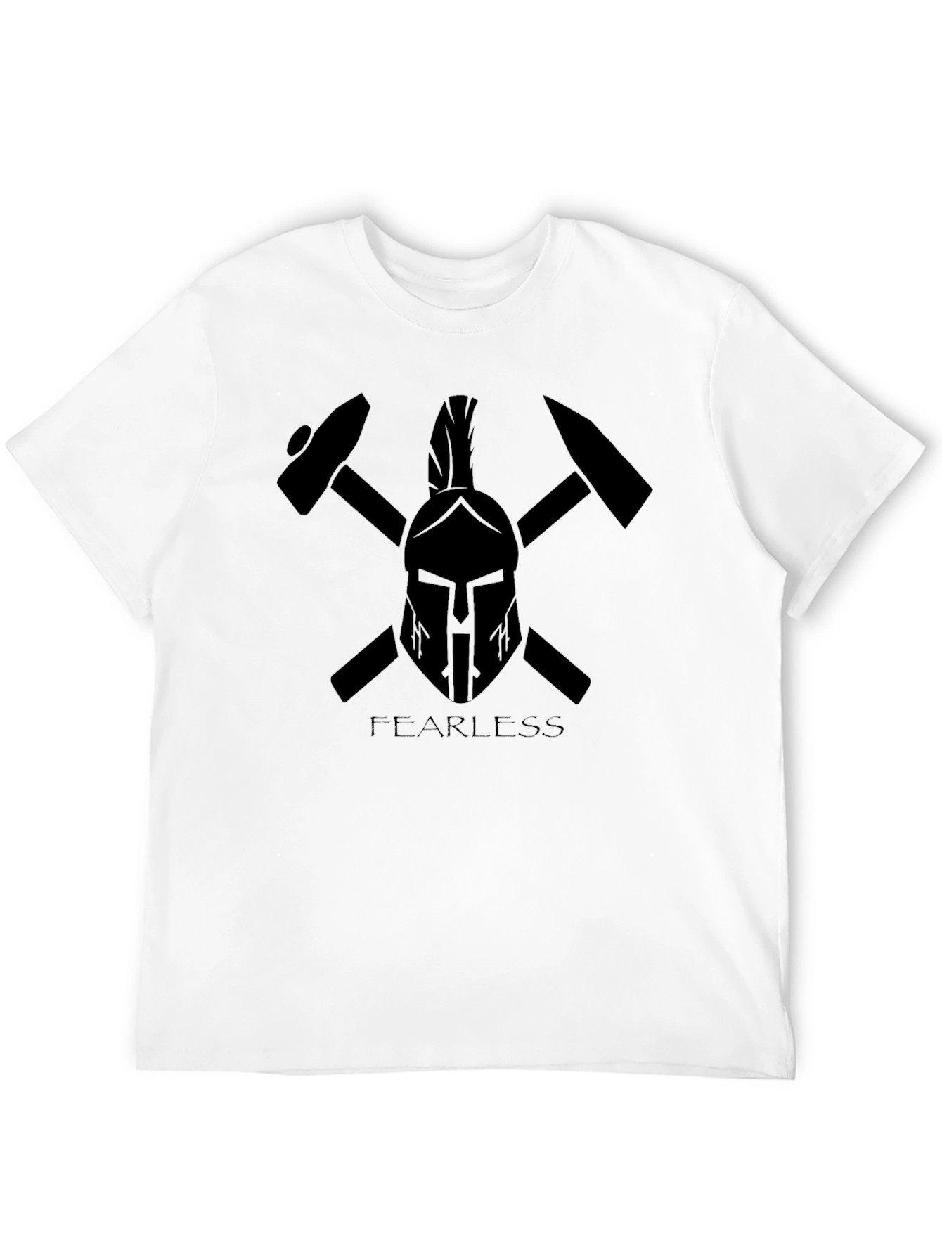 Fearless Spartan Black T-Shirt