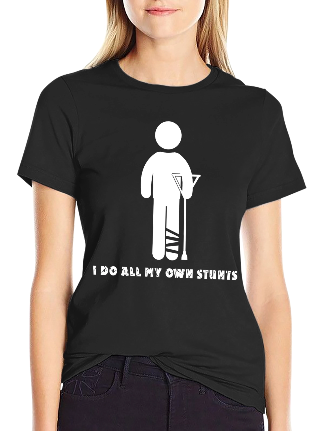 I Do All My Own Stunts Graphic Tee