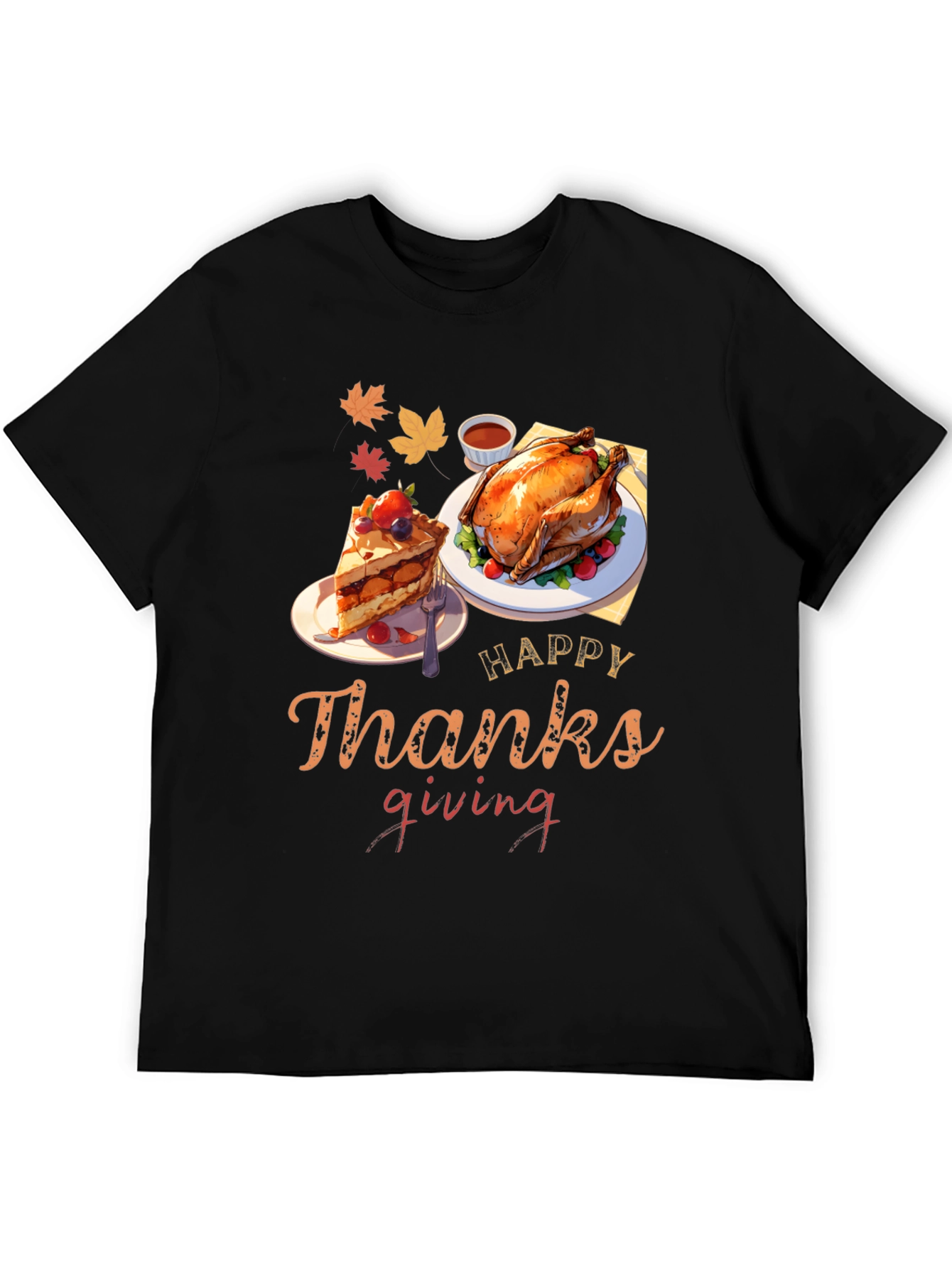 Happy Thanksgiving Feast Graphic Tee