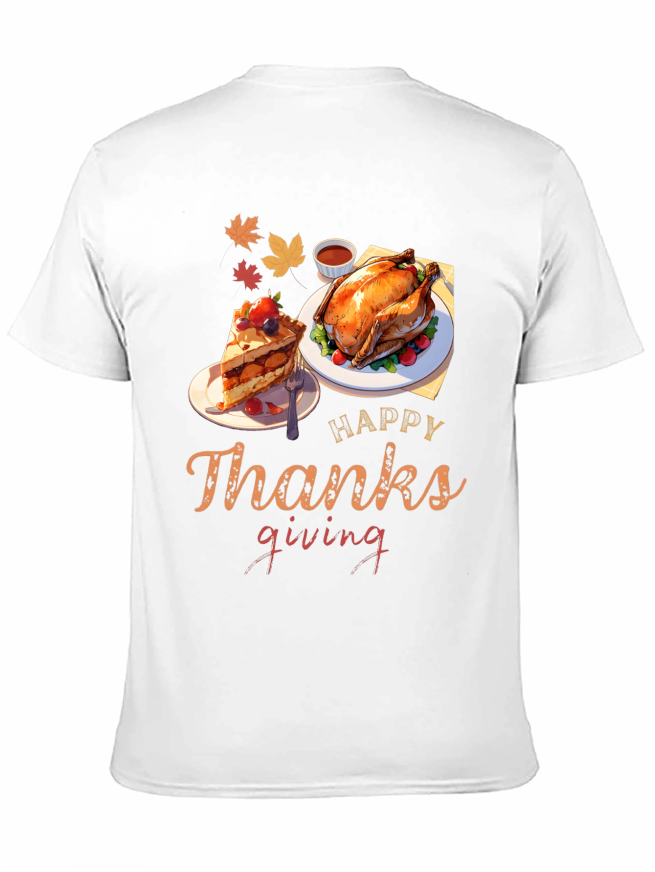 Happy Thanksgiving Feast Graphic Tee