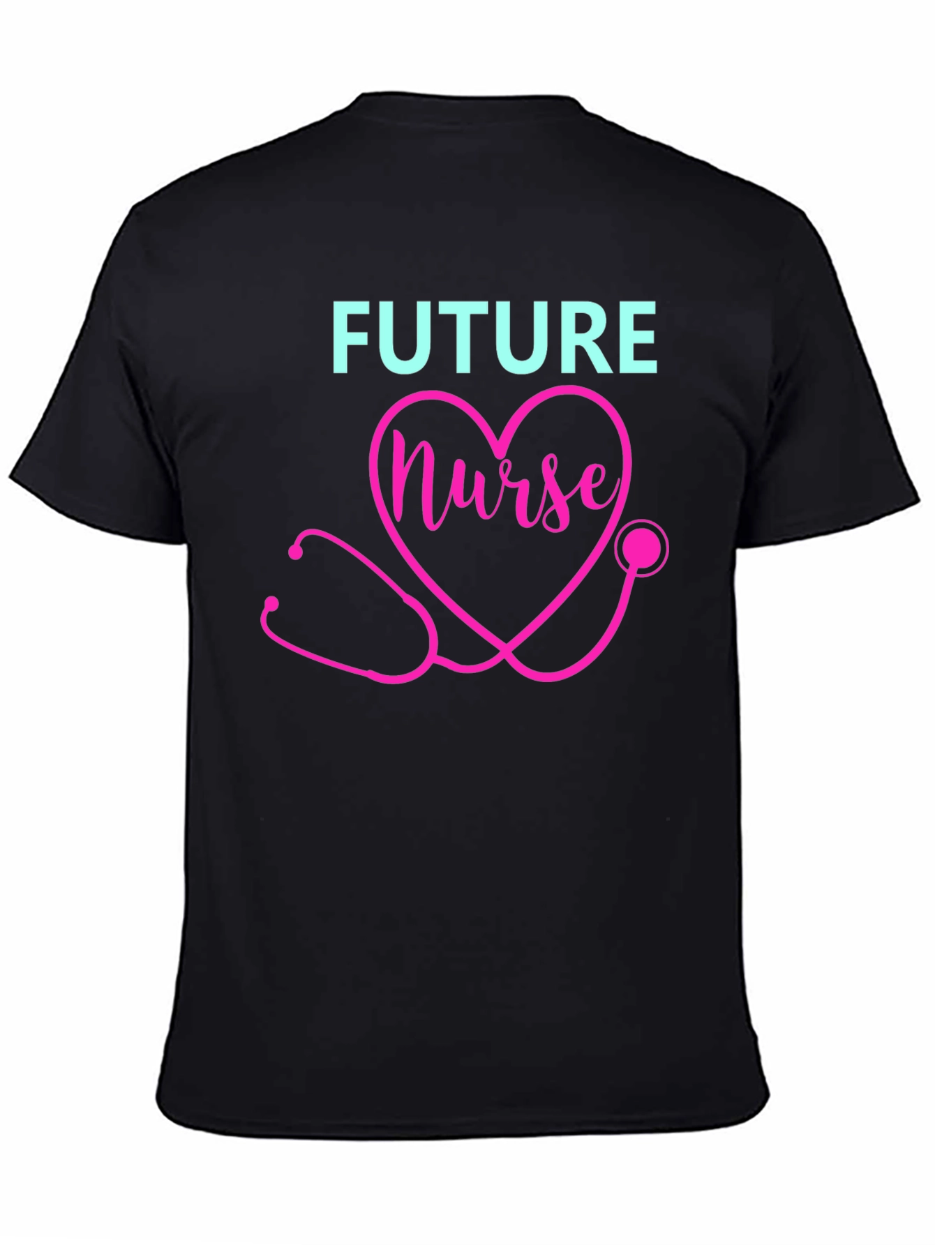 Future Nurse T-Shirt - Heart Stethoscope Design