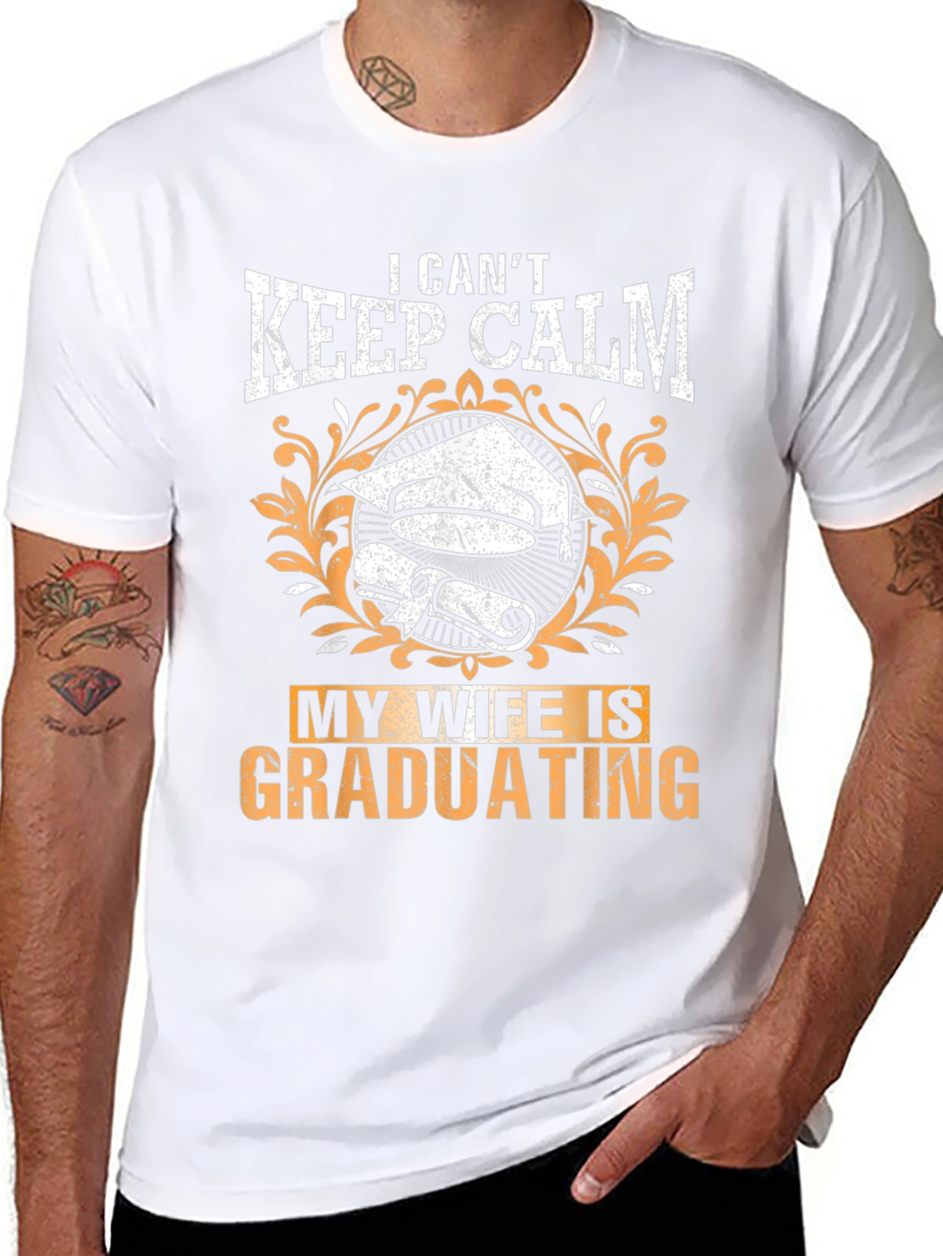 I Cant Keep Calm My Wife Is Graduating T-Shirt