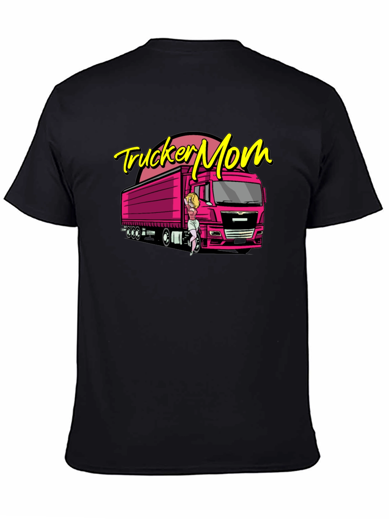 Trucker Mom T-Shirt - Bold & Fun Design