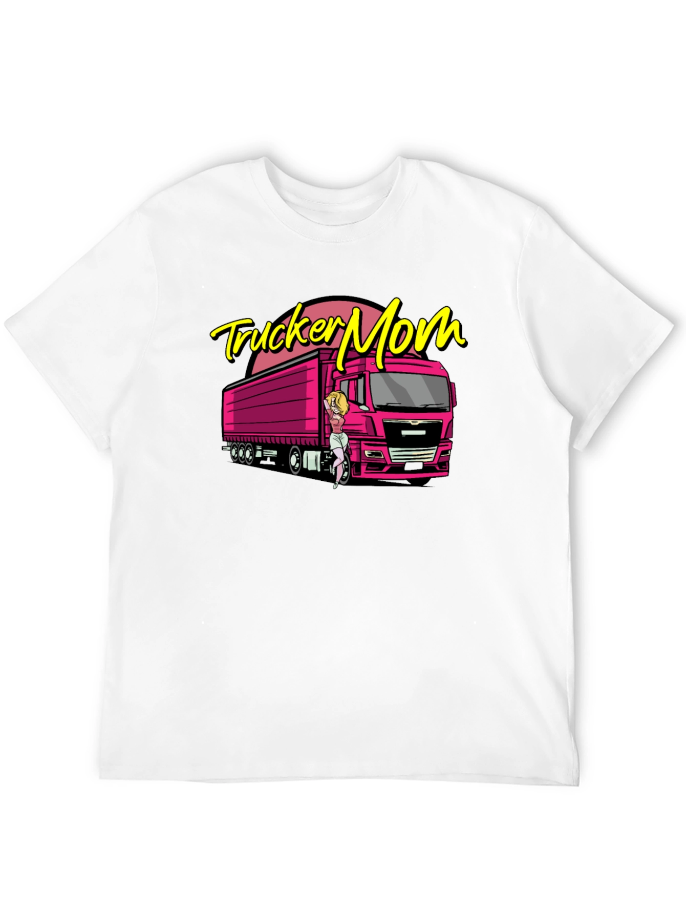 Trucker Mom T-Shirt - Bold & Fun Design