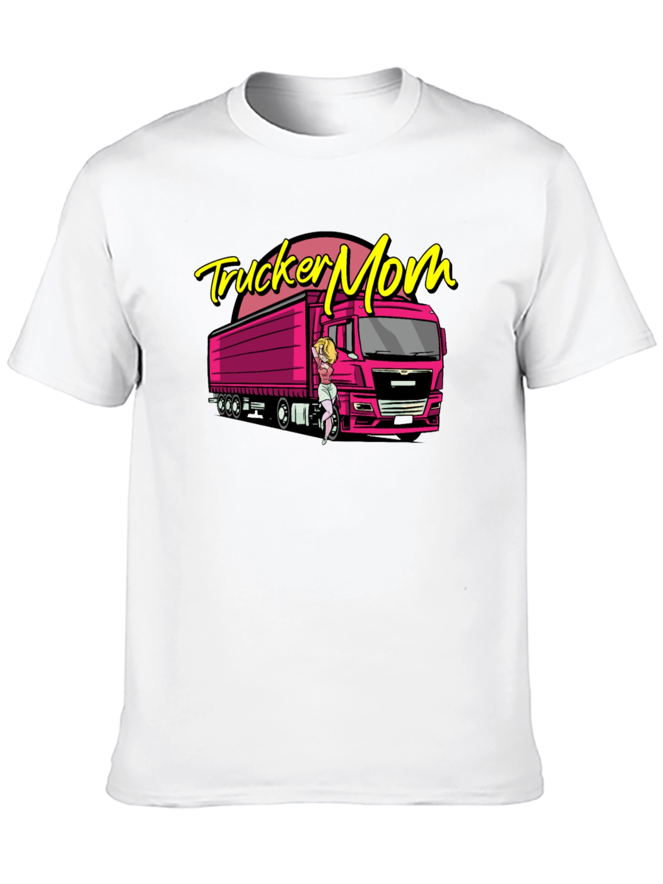 Trucker Mom T-Shirt - Bold & Fun Design