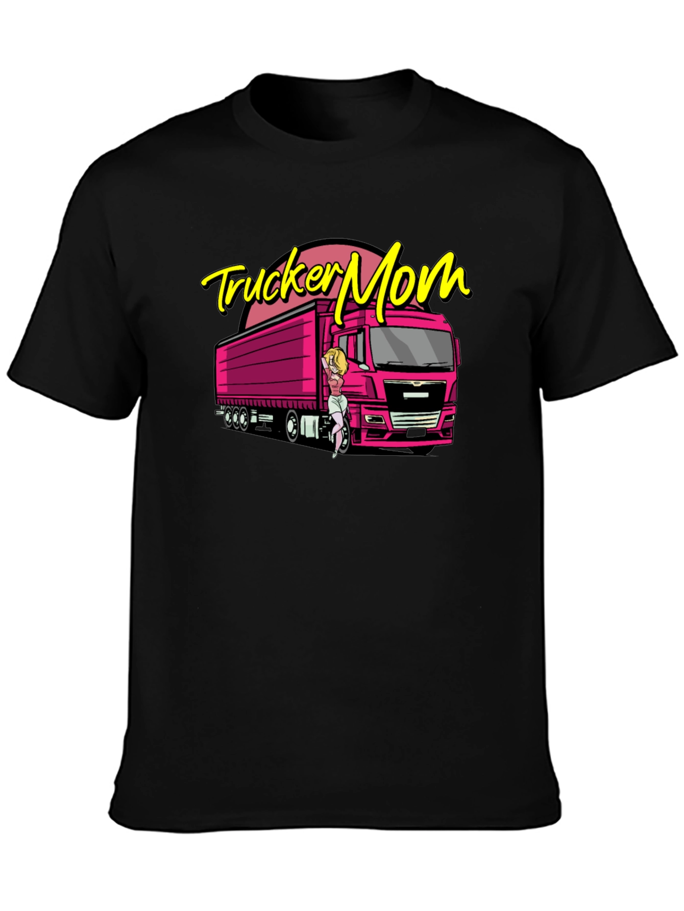 Trucker Mom T-Shirt - Bold & Fun Design