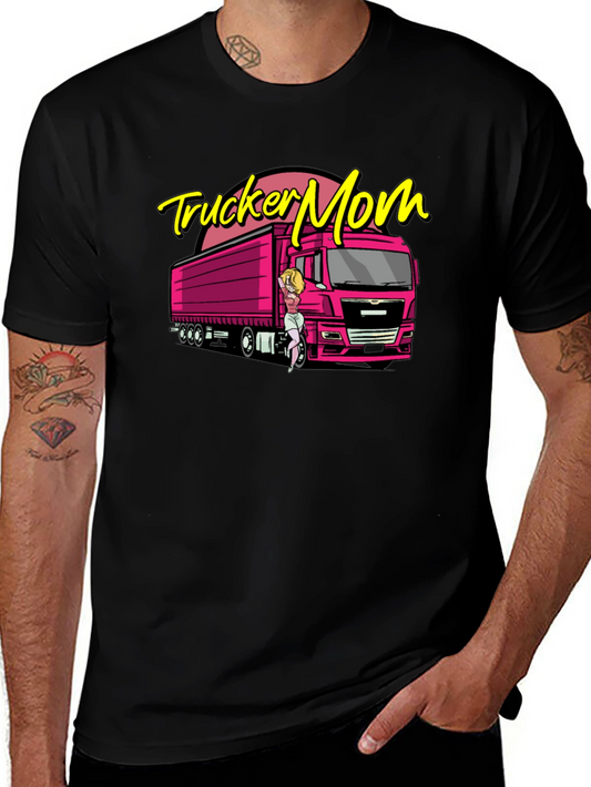 Trucker Mom T-Shirt - Bold & Fun Design