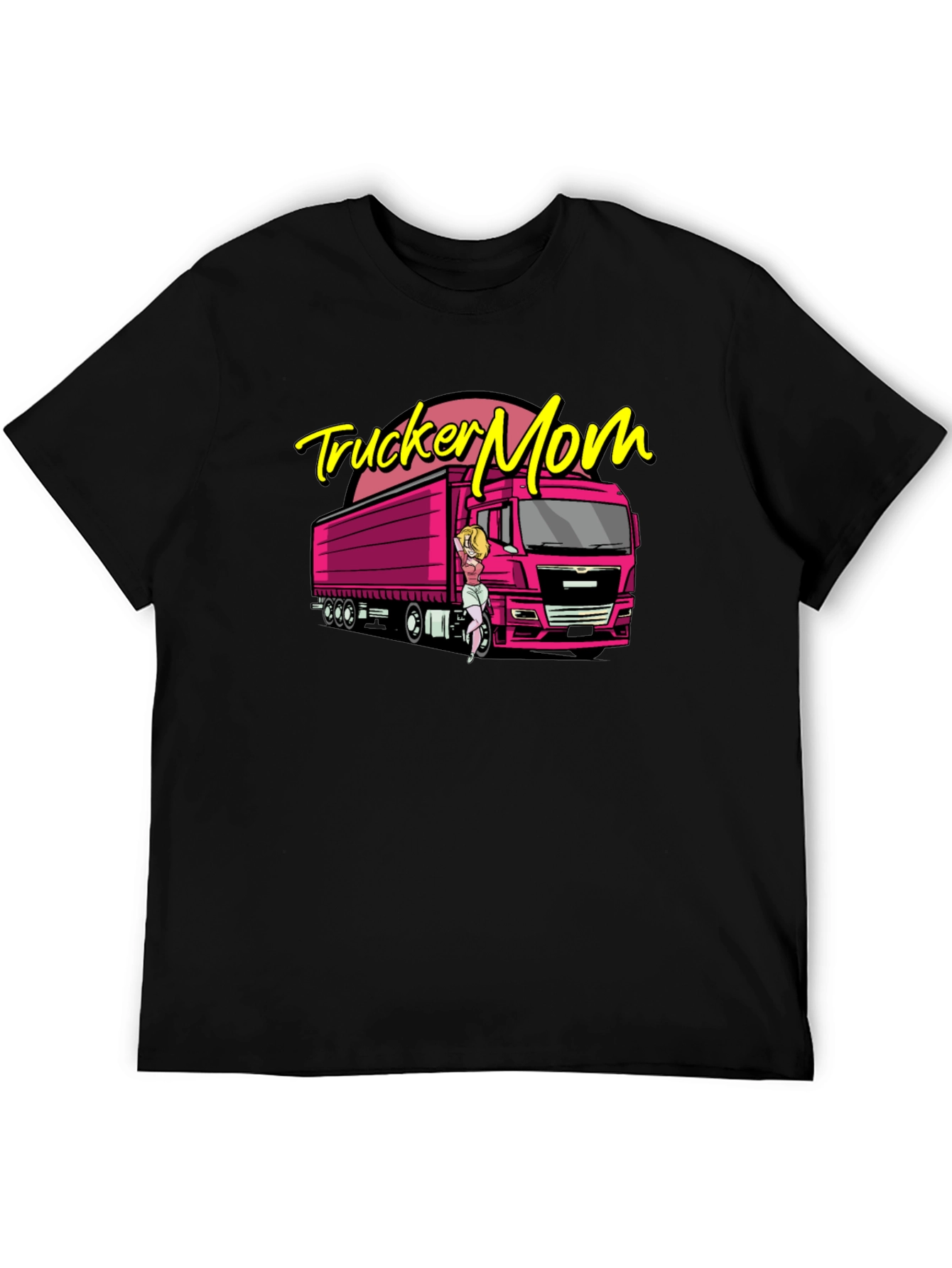 Trucker Mom T-Shirt - Bold & Fun Design