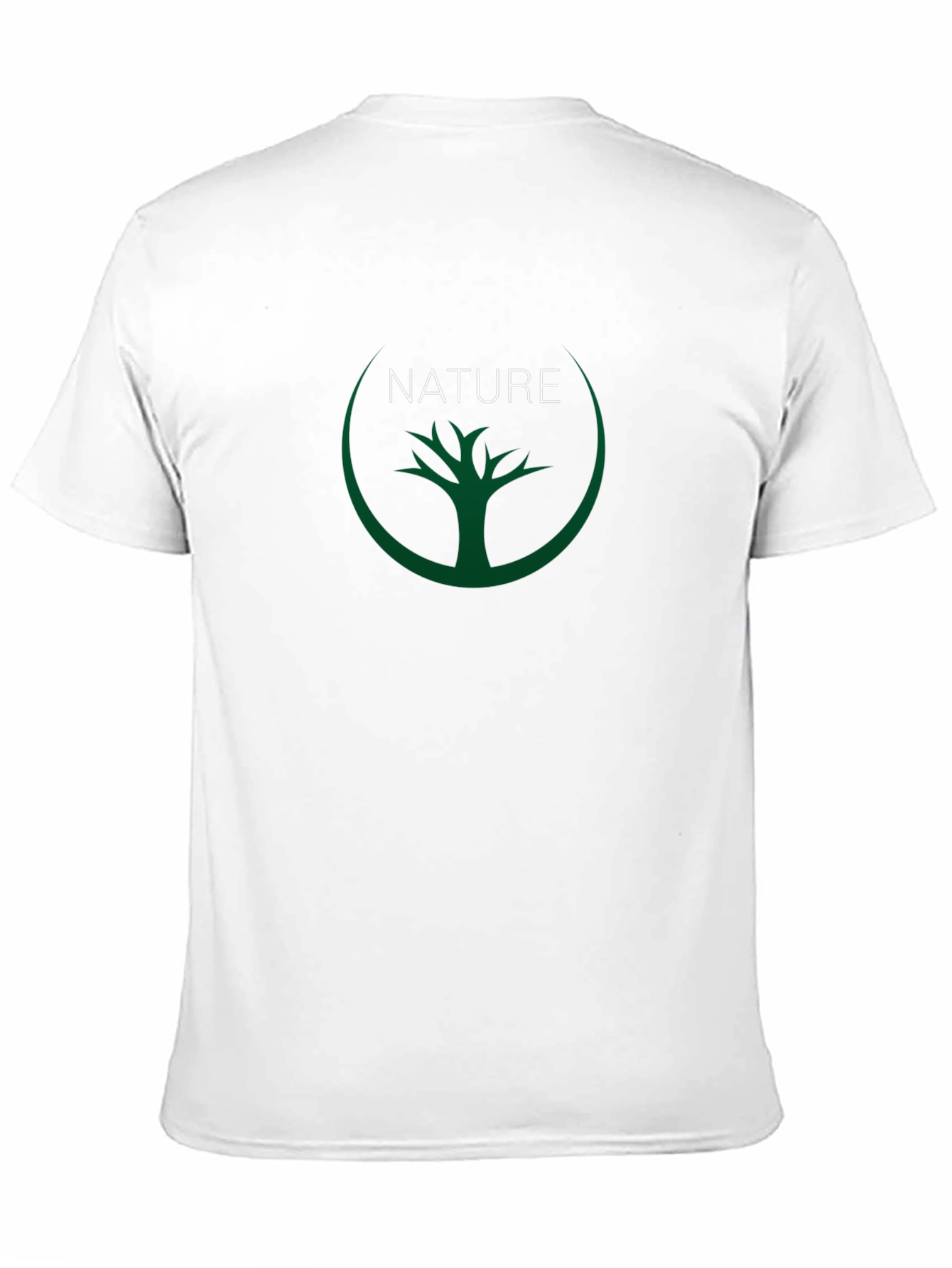 Nature Tree Graphic Black T-Shirt