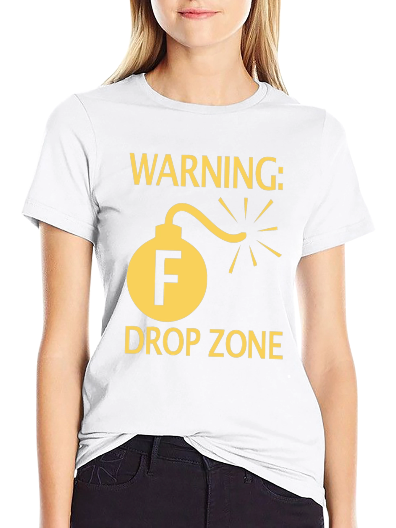 Warning F Drop Zone T-Shirt