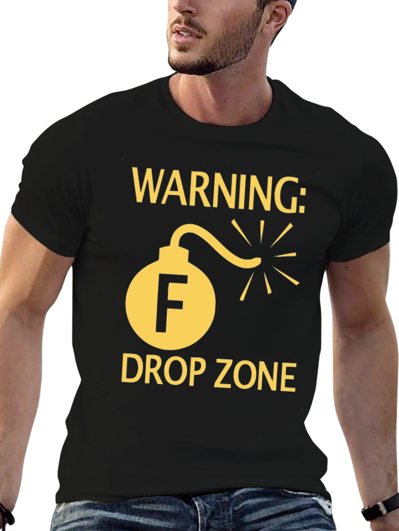 Warning F Drop Zone T-Shirt
