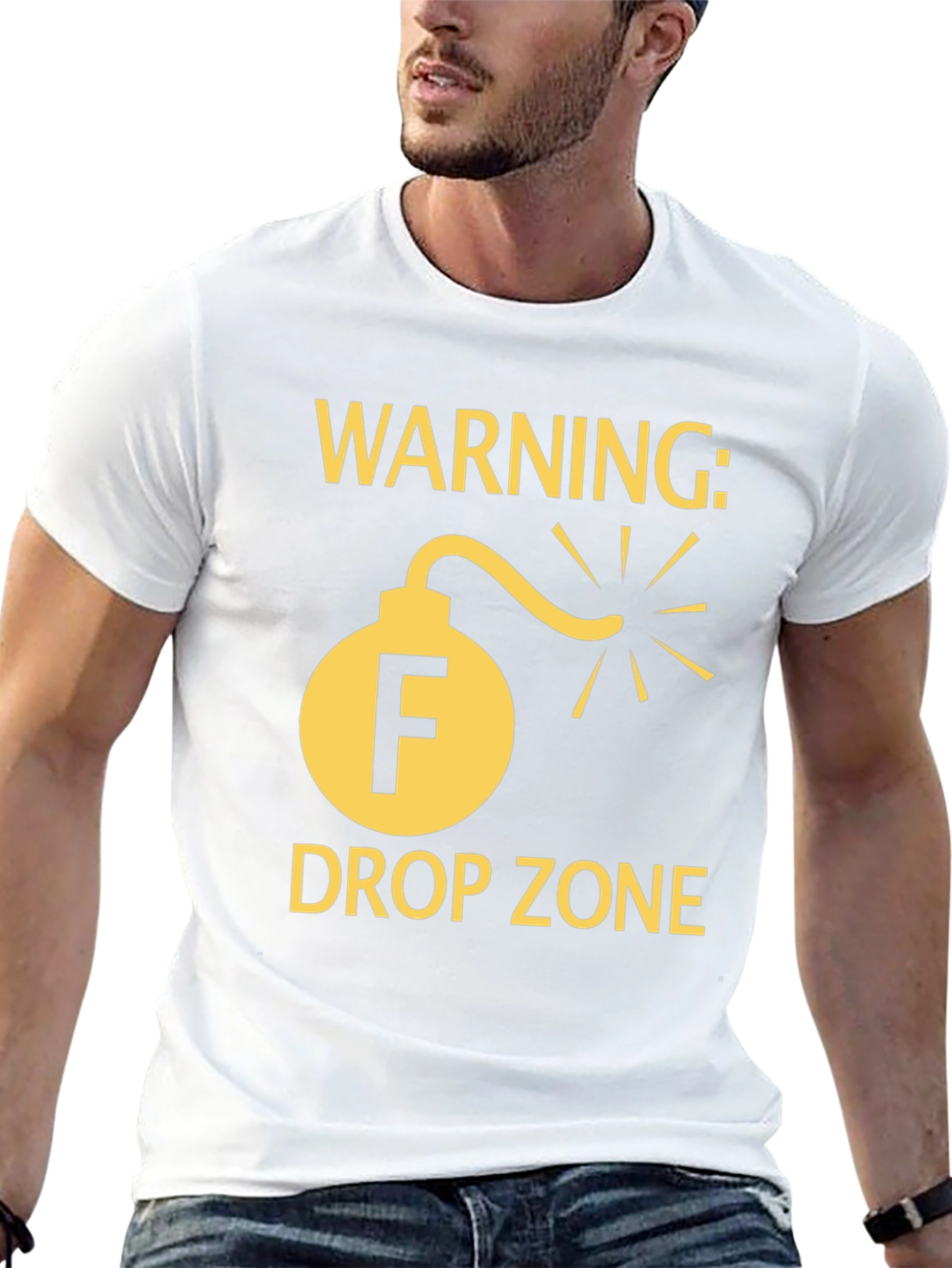 Warning F Drop Zone T-Shirt