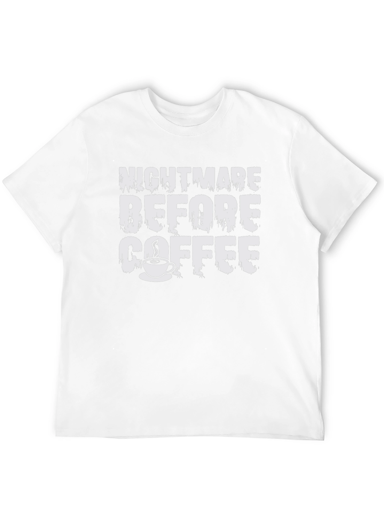 Nightmare Before Coffee T-Shirt - Black Graphic Tee