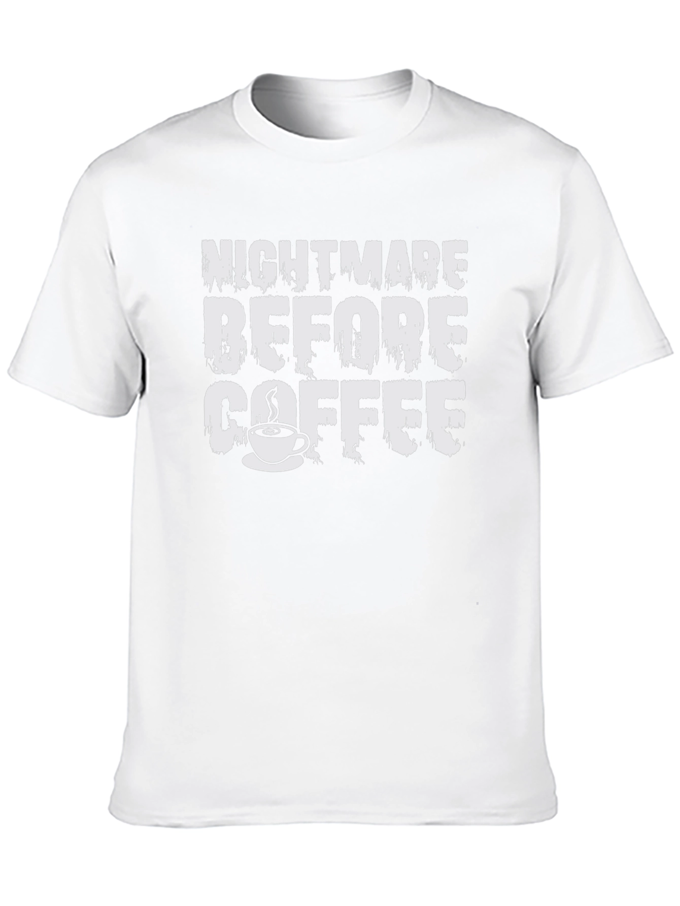 Nightmare Before Coffee T-Shirt - Black Graphic Tee