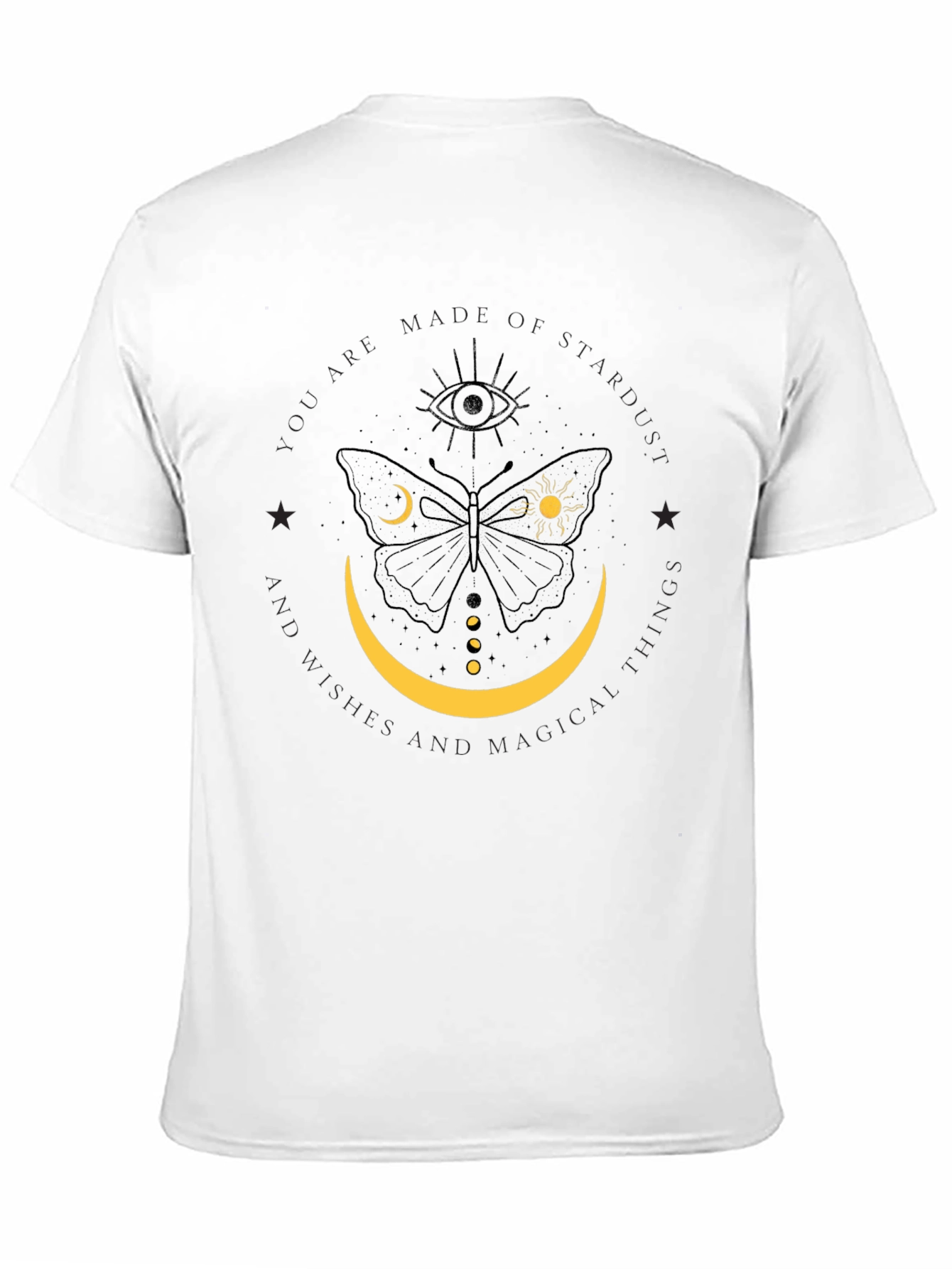 Mystic Moon Butterfly Graphic Tee
