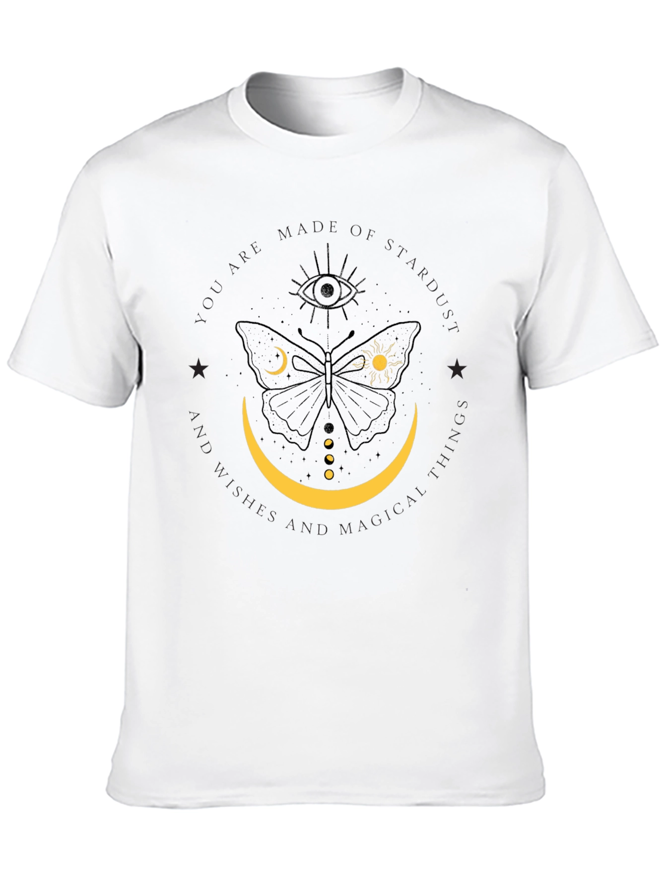 Mystic Moon Butterfly Graphic Tee