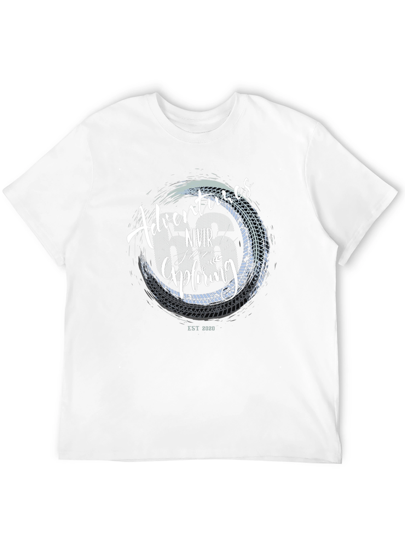 Adventure Awaits Black Graphic Tee