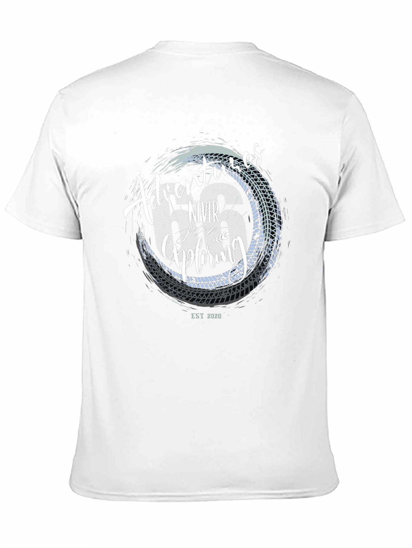 Adventure Awaits Black Graphic Tee