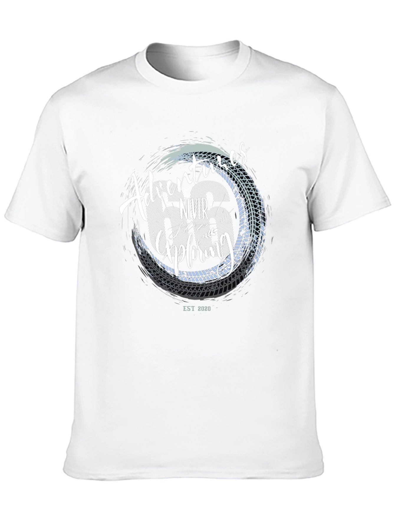 Adventure Awaits Black Graphic Tee
