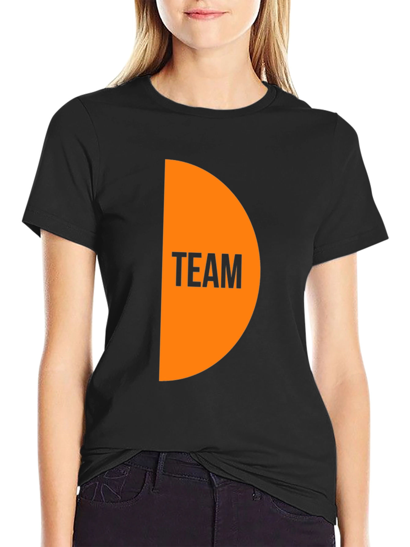 Team Graphic Black T-Shirt