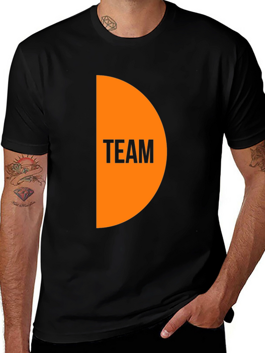 Team Graphic Black T-Shirt